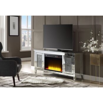 Rectangular Noralie TV Stand With 2 Doors  by ACME