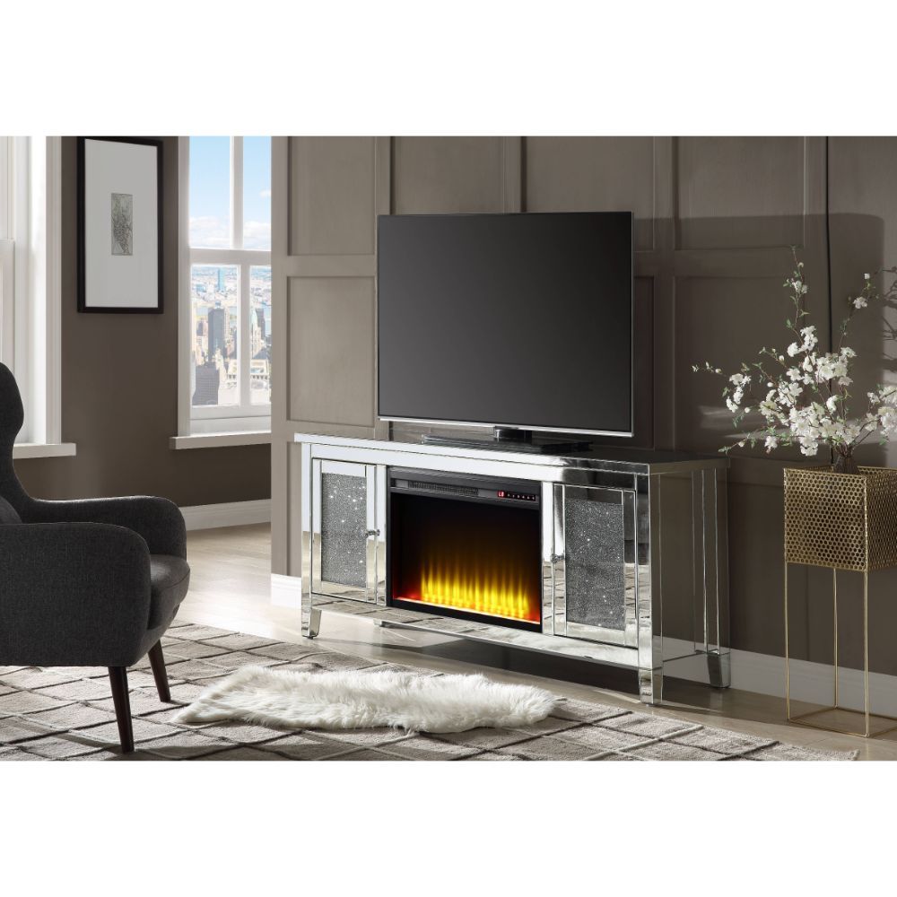 Rectangular Noralie Tv Stand With 2 Doors By Acme | Mobilia Cleopatra 3 Rectangular Noralie TV Stand With 2 Doors by ACME - Image 1