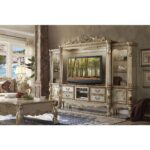 Gold Patina Dresden Entertainment Center 91330 by ACME