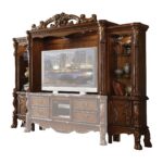 Cherry Oak Dresden Entertainment Center 91335 by ACME - Image 2
