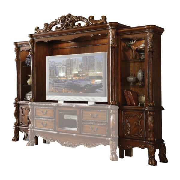 Cherry Oak Dresden Entertainment Center 91335 by ACME - Image 2