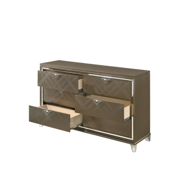 Dark Champagne Skylar Dresser 25325 by ACME - Image 3