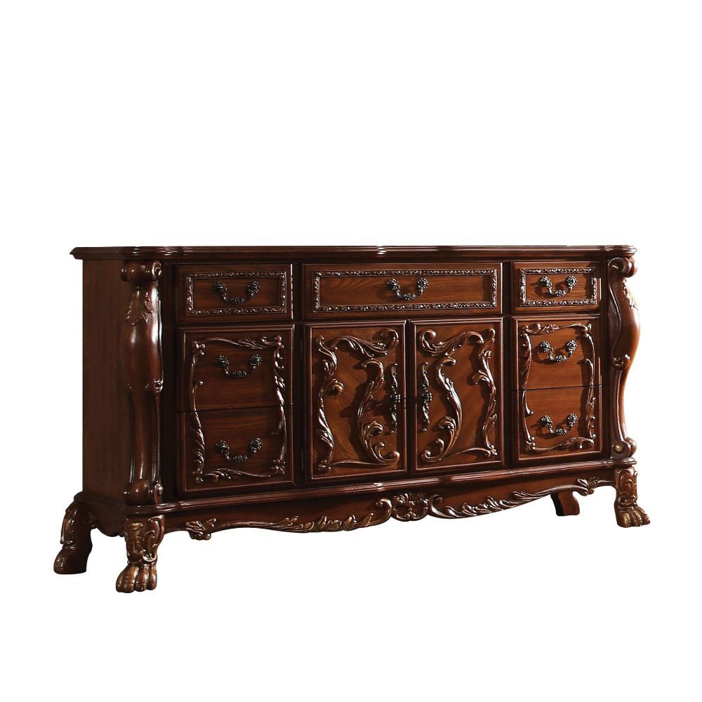 Dresden Cherry Oak Dresser By Acme | Mobilia Cleopatra 3 Dresden Cherry Oak Dresser by ACME - Image 1
