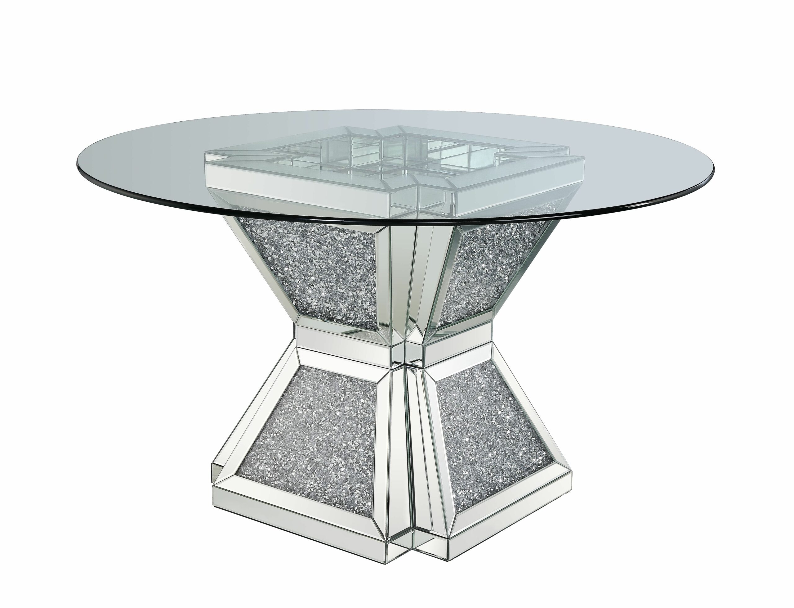 Noralie Hourglass Dining Table By Acme | Mobilia Cleopatra 3 Noralie Hourglass Dining Table by ACME - Image 1