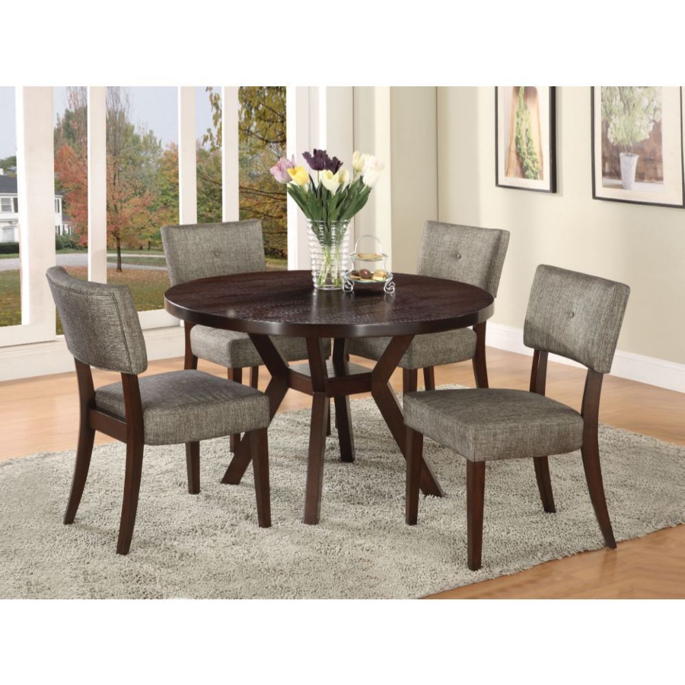 Drake Dining Table 16250 By Acme | Mobilia Cleopatra 3 Drake Dining Table 16250 by ACME - Image 1