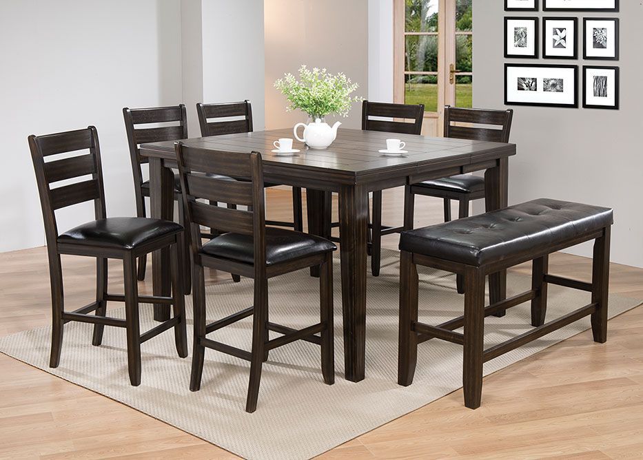 Urbana Counter Height Table By Acme | Mobilia Cleopatra 3 Urbana Counter Height Table by ACME - Image 1