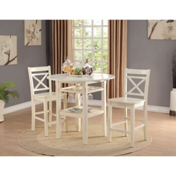 Cream Tartys Counter Height Table 72545 by ACME