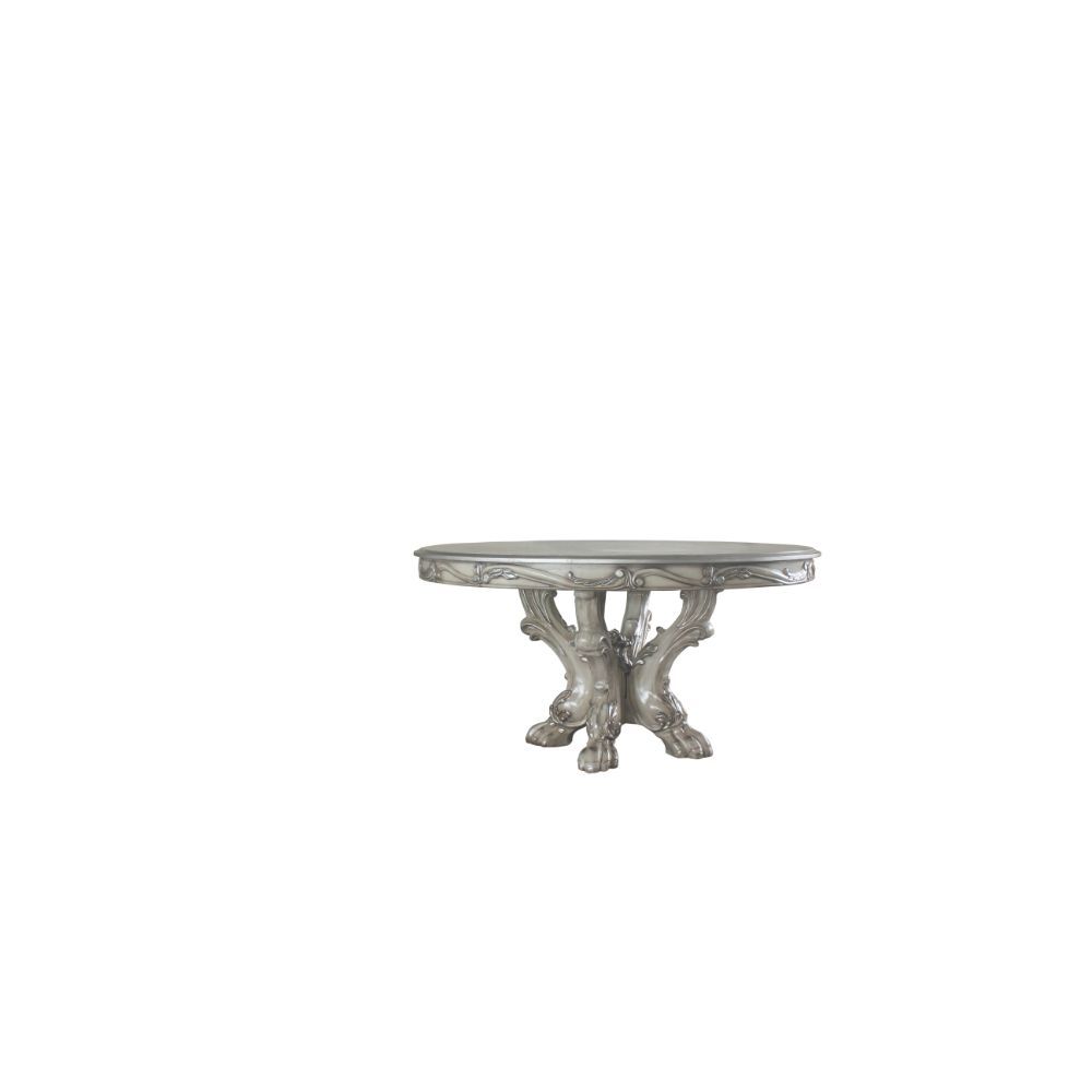 Vintage Bone White Finish Dresden Dining Table 68180 By Acme | Mobilia Cleopatra 3 Vintage Bone White Finish Dresden Dining Table 68180 by ACME - Image 1