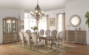 Taupe Chelmsford Dining Table 66050 by ACME