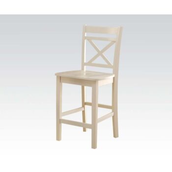 Cream Tartys Counter Height Chair 72547 by ACME