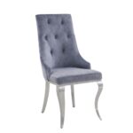 Dekel Gray Side Chair Set of 2 by ACME