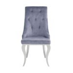 Dekel Gray Side Chair Set of 2 by ACME - Image 4
