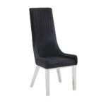 Gianna Black Dining Chair Set of 2 by ACME