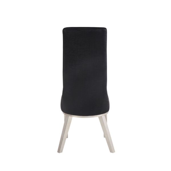Gianna Black Dining Chair Set of 2 by ACME - Image 2