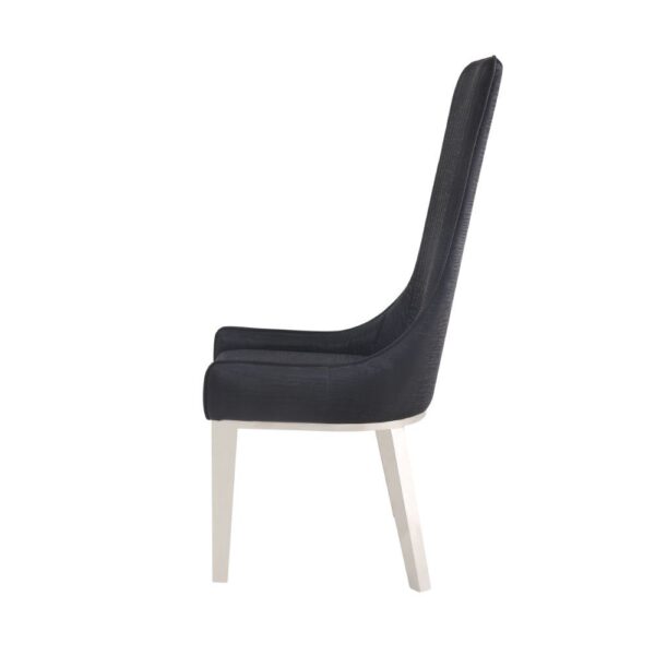 Gianna Black Dining Chair Set of 2 by ACME - Image 3