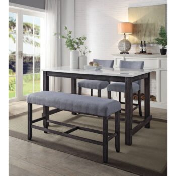 Yelena Counter Height Chair (2Pc) by ACME