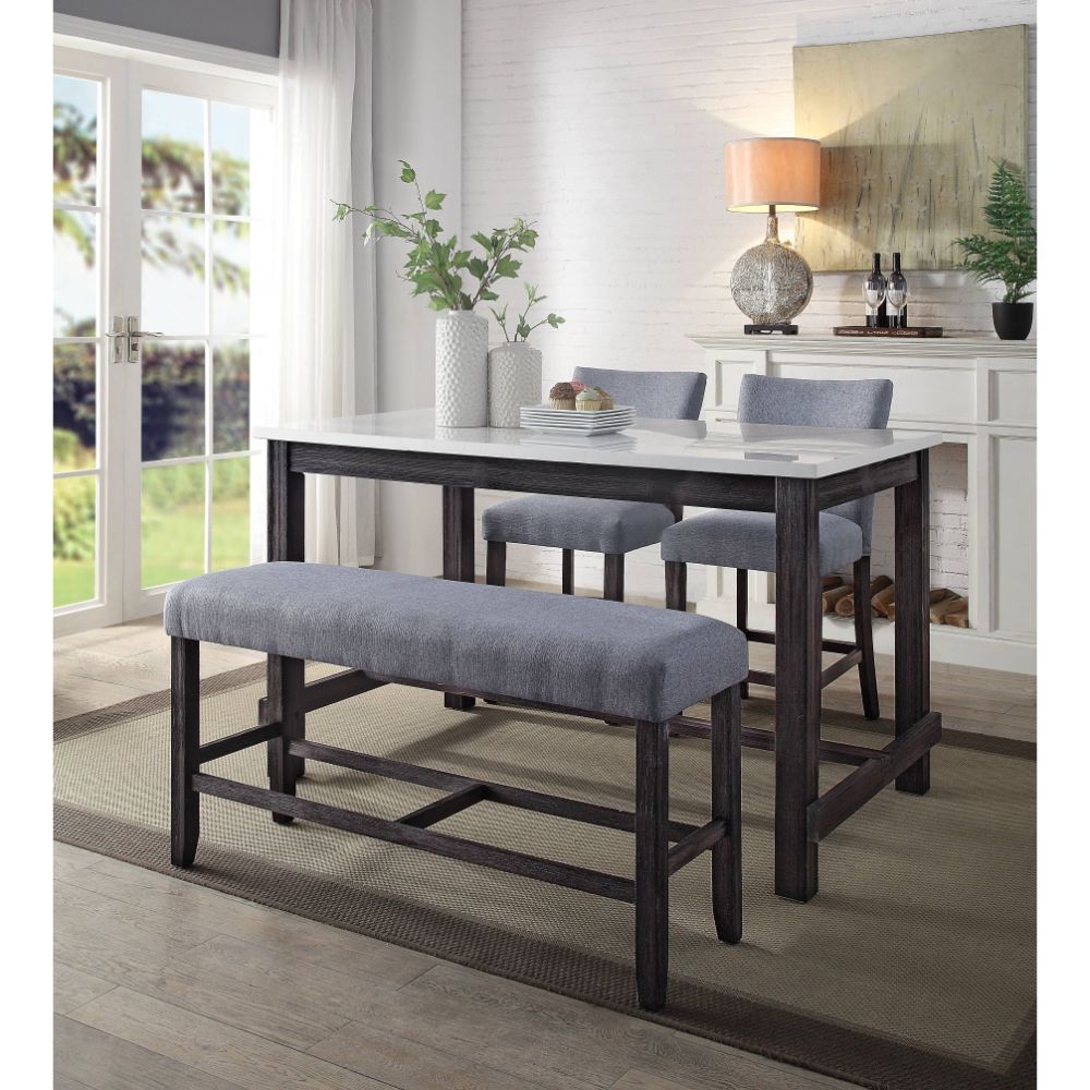 Yelena Counter Height Chair (2Pc) By Acme | Mobilia Cleopatra 3 Yelena Counter Height Chair (2Pc) by ACME - Image 1