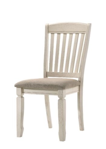 Fedele Tan Fabric Side Chair Set of 2 by ACME