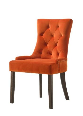 Farren Orange Side Chair Set of 2 by ACME