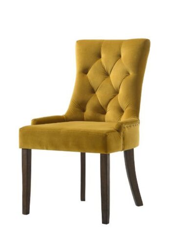 Farren Yellow Side Chair Set of 2 by ACME