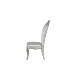 Gorsedd Cream Fabric Side Chair Set of 2 by ACME - Image 4