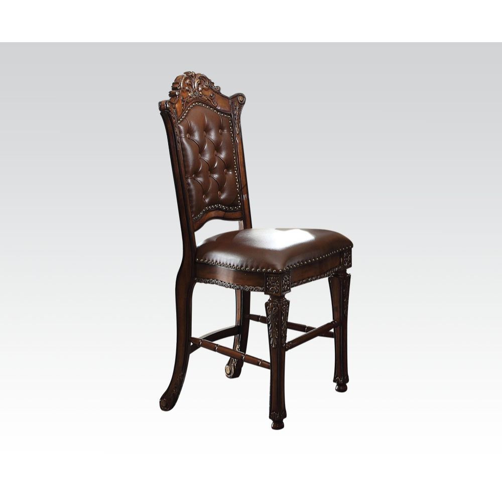 Vendome Leather Counter Height Chair 62034 By Acme | Mobilia Cleopatra 3 Vendome Leather Counter Height Chair 62034 by ACME - Image 1