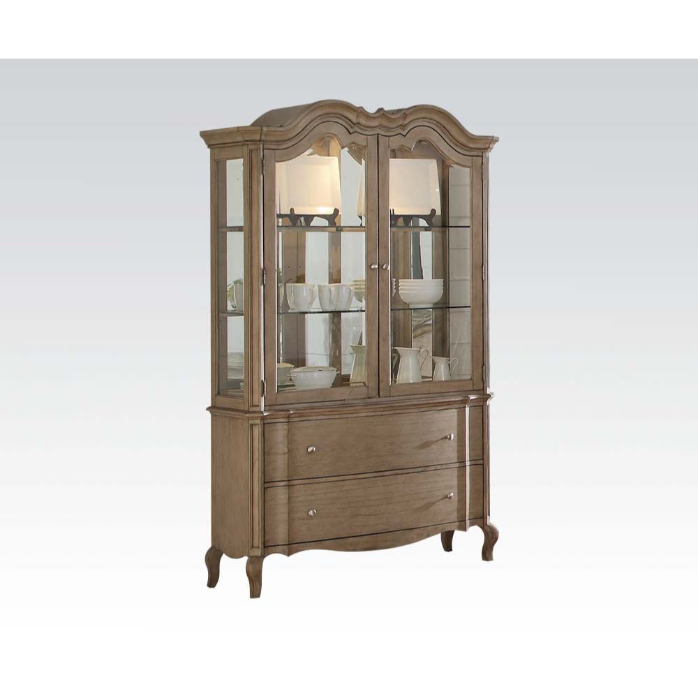 Taupe Chelmsford Hutch & Buffet 66054 By Acme | Mobilia Cleopatra 3 Taupe Chelmsford Hutch & Buffet 66054 by ACME - Image 1