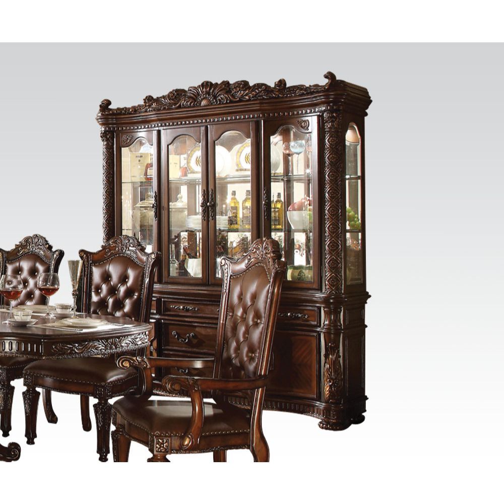 Vendome Cherry Hutch & Buffet 60006 By Acme | Mobilia Cleopatra 3 Vendome Cherry Hutch & Buffet 60006 by ACME - Image 1