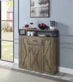 Rustic Oak Abiram Server DN01027 by ACME
