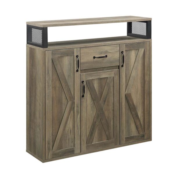 Rustic Oak Abiram Server DN01027 by ACME - Image 2