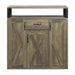 Rustic Oak Abiram Server DN01027 by ACME - Image 3