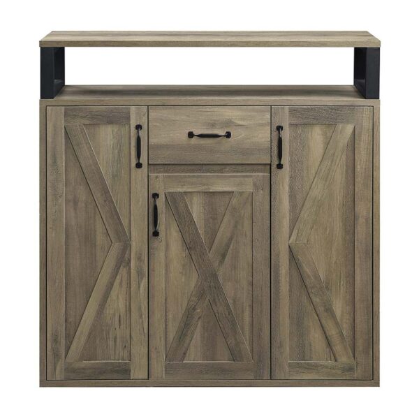 Rustic Oak Abiram Server DN01027 by ACME - Image 3