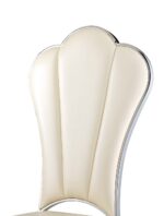 Cyrene Beige Leather Dining Side Chair Set of 2 by ACME - Image 5