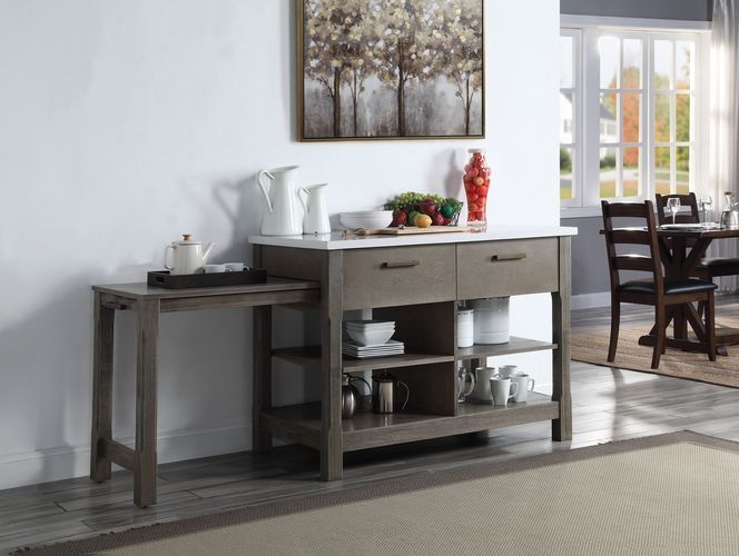 Feivel Counter Height Table By Acme | Mobilia Cleopatra 3 Feivel Counter Height Table by ACME - Image 1