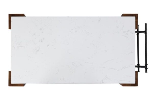 Marble Top Alaroa Kitchen Island AC00396 by ACME - Image 4