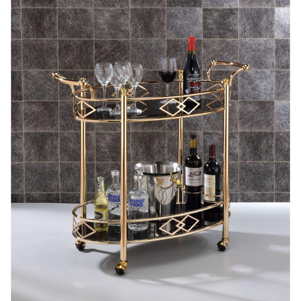 Ottesen Serving Cart By Acme | Mobilia Cleopatra 3 Ottesen Serving Cart by ACME - Image 1