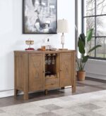 Rustic Brown & Oak Pascaline Server DN01133 by ACME