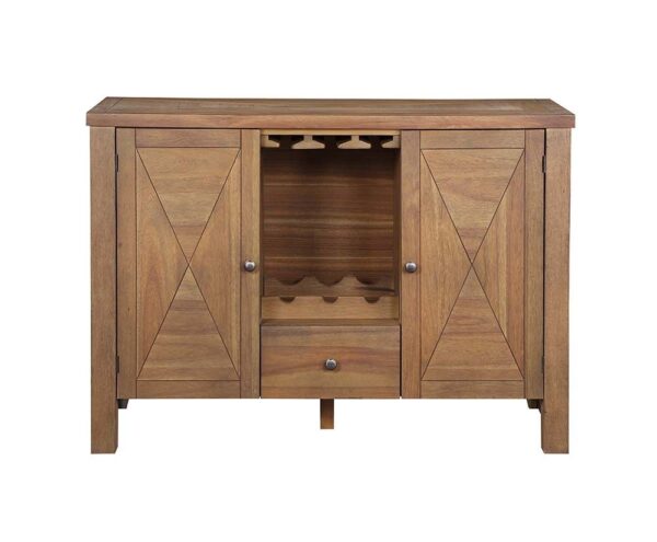 Rustic Brown & Oak Pascaline Server DN01133 by ACME - Image 3