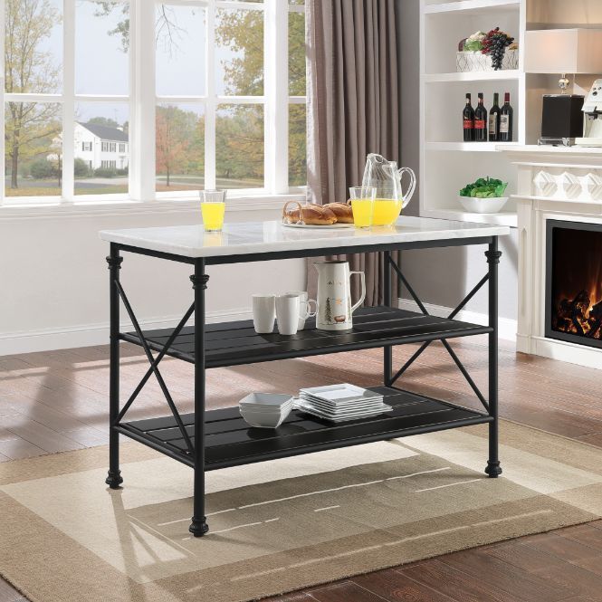 Brahm Kitchen Island By Acme | Mobilia Cleopatra 3 Brahm Kitchen Island by ACME - Image 1