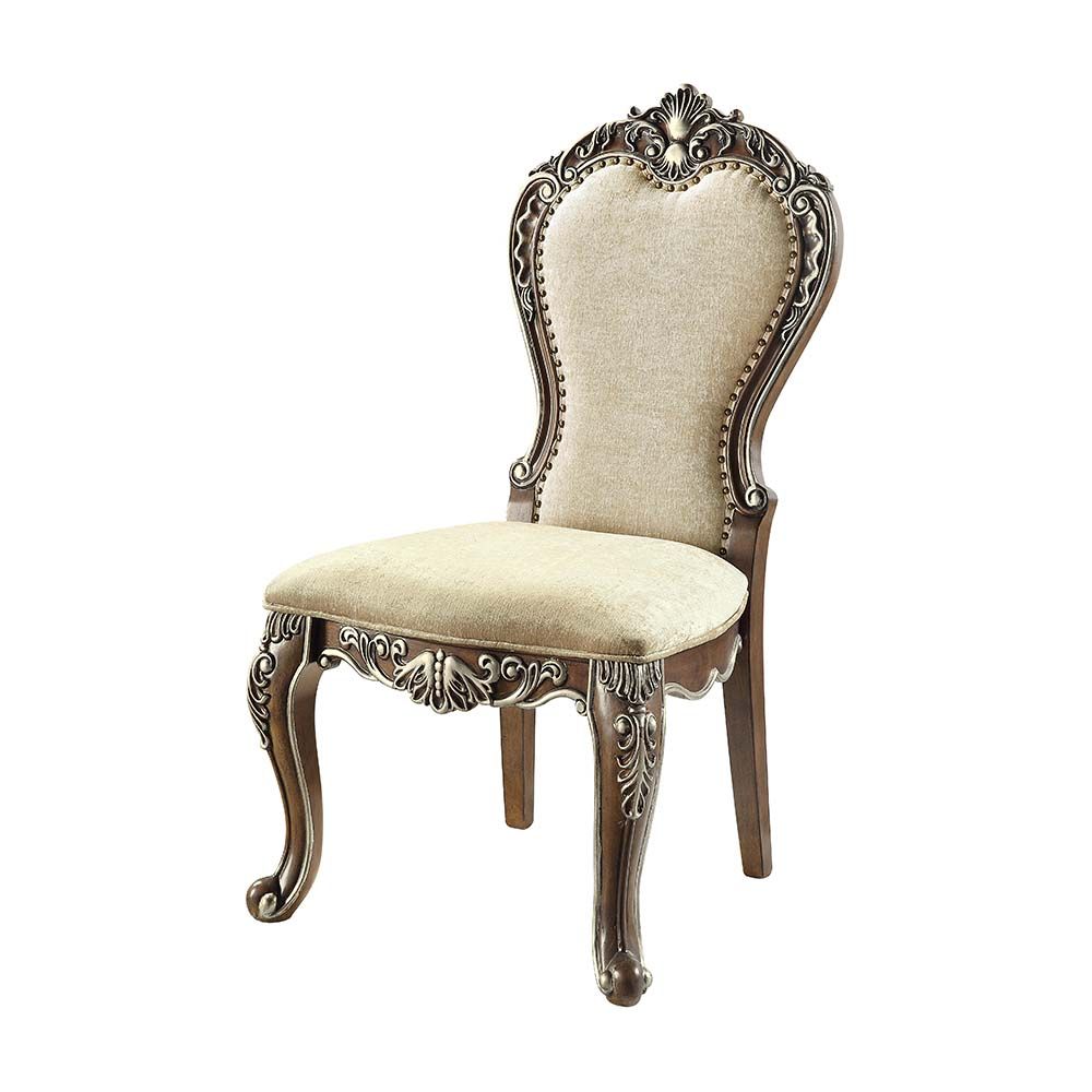 Latisha Oak Side Chair Set Of 2 By Acme | Mobilia Cleopatra 3 Latisha Oak Side Chair Set of 2 by ACME - Image 1