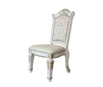 Vendom Pearl Leather Side Chair Set of 2 by ACME