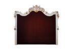 Vendom Pearl Leather Bed By ACME in White – View 2