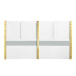 White High Gloss Gaines Bed by ACME - Image 2