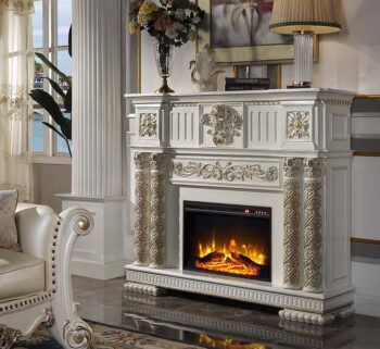 Pearl Vendom Fireplace AC01313 by ACME