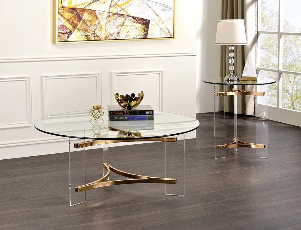 Sosi End Table By Acme | Mobilia Cleopatra 3 Sosi End Table by ACME - Image 1