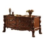 Cherry Oak Dresden Executive Desk 12169 by ACME - Image 2