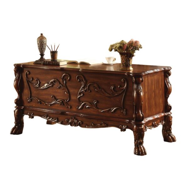 Cherry Oak Dresden Executive Desk 12169 by ACME - Image 2
