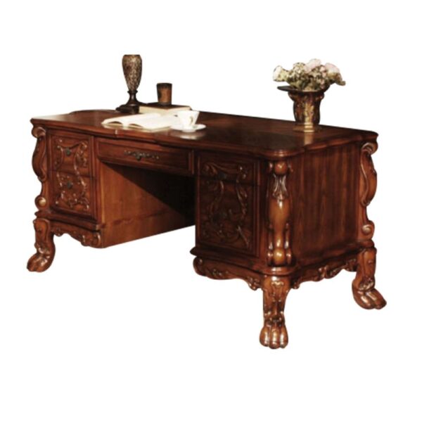 Cherry Oak Dresden Executive Desk 12169 by ACME - Image 3