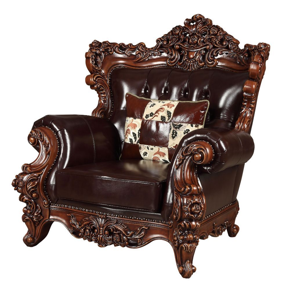 Forsythia Chair By Acme | Mobilia Cleopatra 3 Forsythia Chair by ACME - Image 1