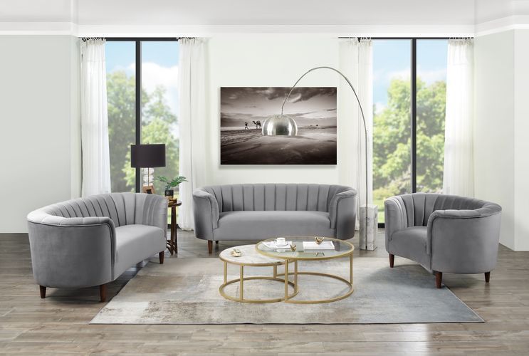 Gray Millephri Chair By Acme | Mobilia Cleopatra 3 Gray Millephri Chair by ACME - Image 1
